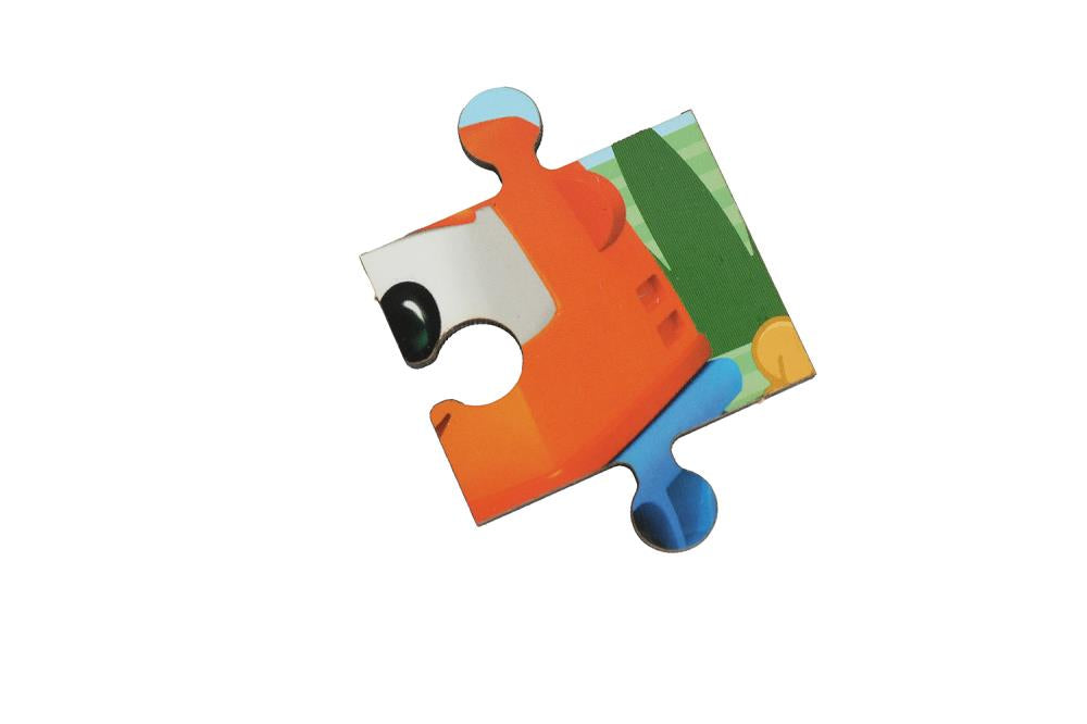 Игрушка деревянная пазл 28*19.5 см. Грузовичок Лева терм. пакет Буратино в кор.28шт