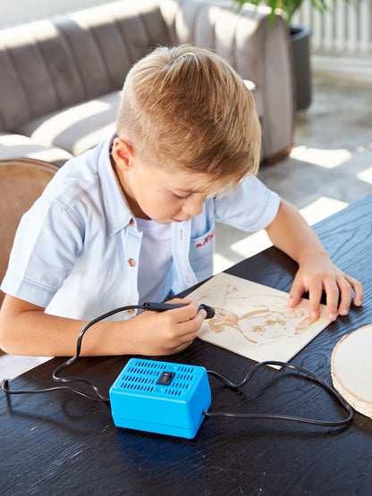 ВЫЖИГАНИЕ. ЭЛЕКТРОПРИБОР ДЛЯ ВЫЖИГАНИЯ ПО ДЕРЕВУ "УЗОР-10К" в кор.10шт