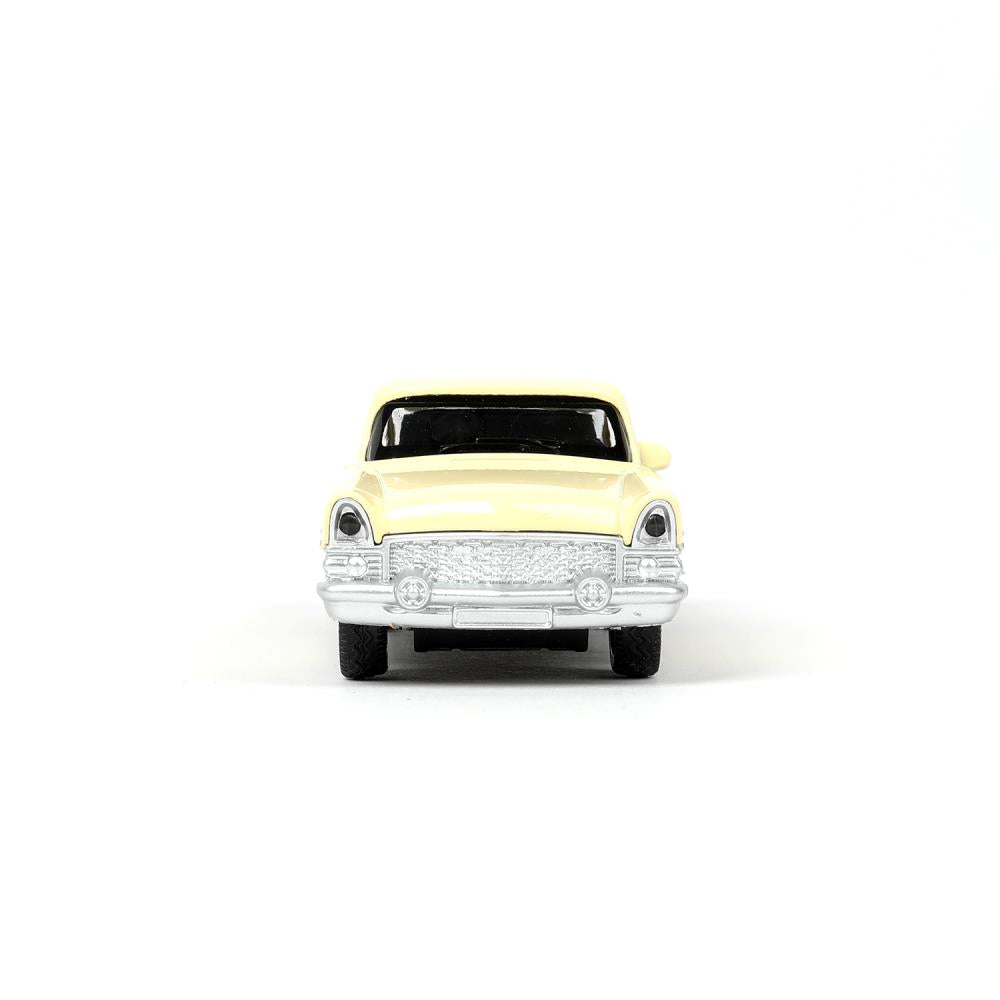 Машина газ металл-13 "Чайка" 12 см, двери, инерц, светло-желтый, кор. Технопарк в кор.2*36шт