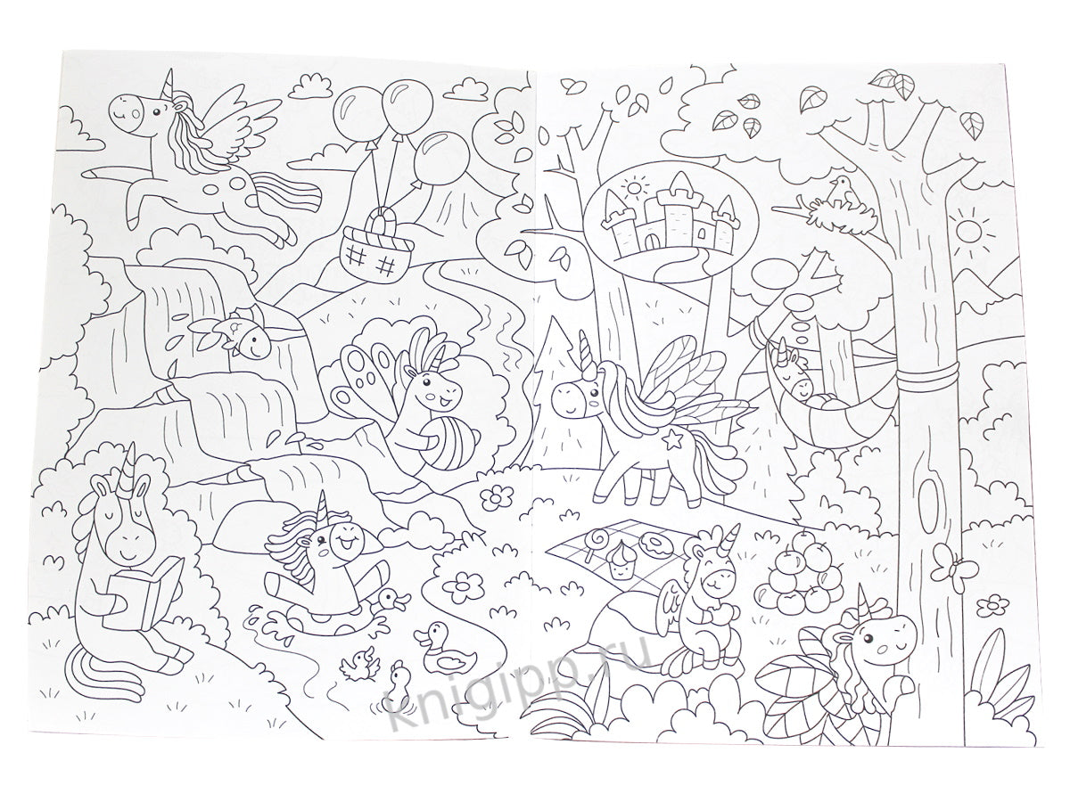 РАСКРАСКА-ВИММЕЛЬБУХ. ВОЛШЕБНЫЕ ЗВЕРЯТА