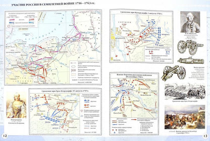 Атлас: История России конец XVII-XVIIIвв 8кл