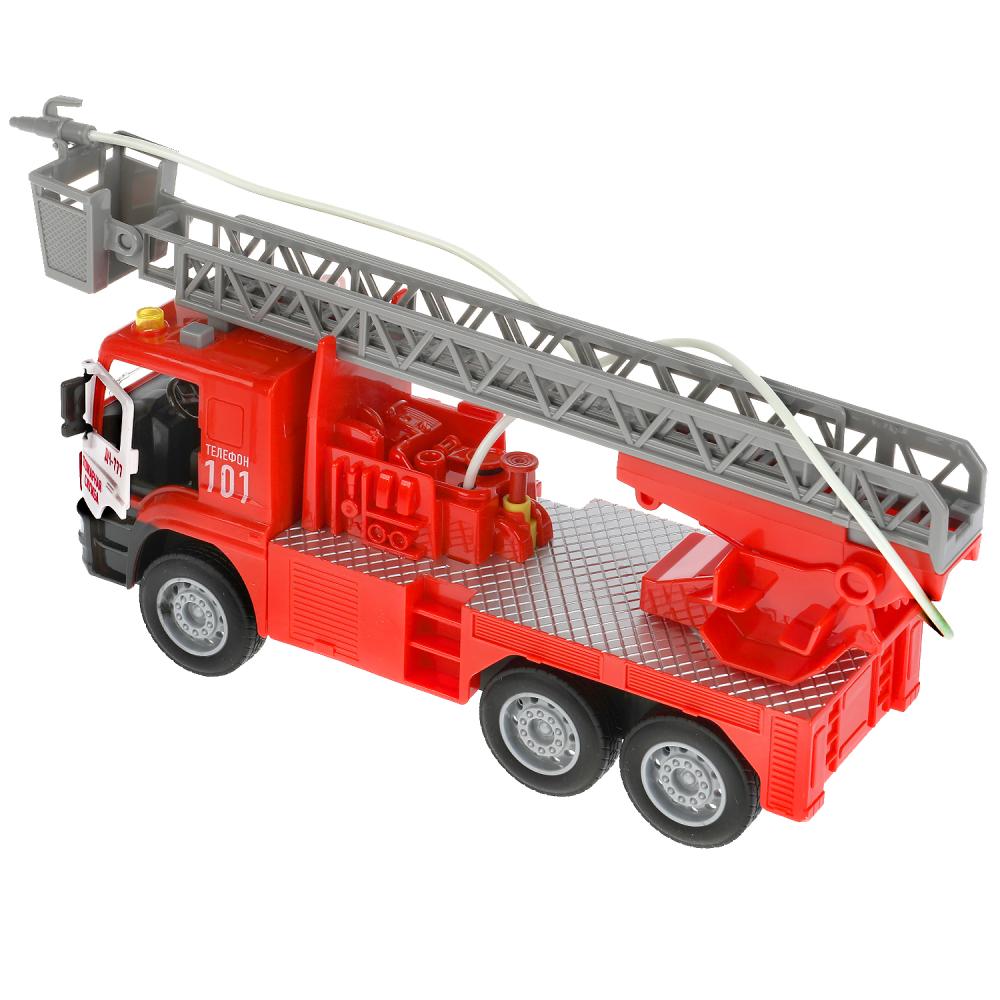 Machine à laver en plastique KAMAZ ПОЖАРНАЯ МАШИНА 30см, вода, двери, инер, кор. Parc technologique en cor.2*12шт
