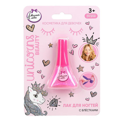 Косметика ДЛЯ ДЕВОЧЕК lak для ногтей МИЛАЯ ЛЕДИ в кор.4*30шт