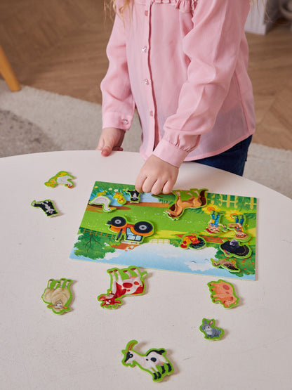 Набор из фетра на липучках "Ферма" (европодвес)