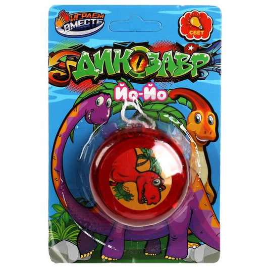 Йо-йо динозаврики, свет, блист. 10*15*5см ИГРАЕМ ВМЕСТЕ в кор.240шт