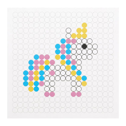 Брелок из термомозаики, единорожка МУЛЬТИ АРТ в кор.4*12шт