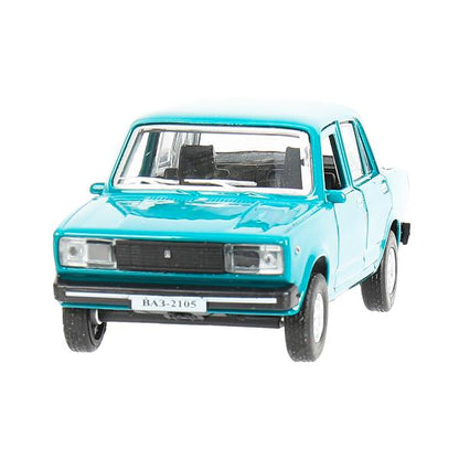 Машина металл LADA ваз-2105 1997 г. 12 см, двери, багажник, инерц., кор. технопарк Технопарк в кор.2*36шт