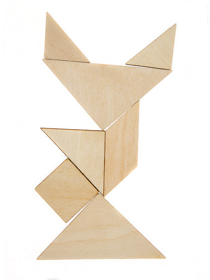 Игра-головоломка деревянная "Танграм" (большая)