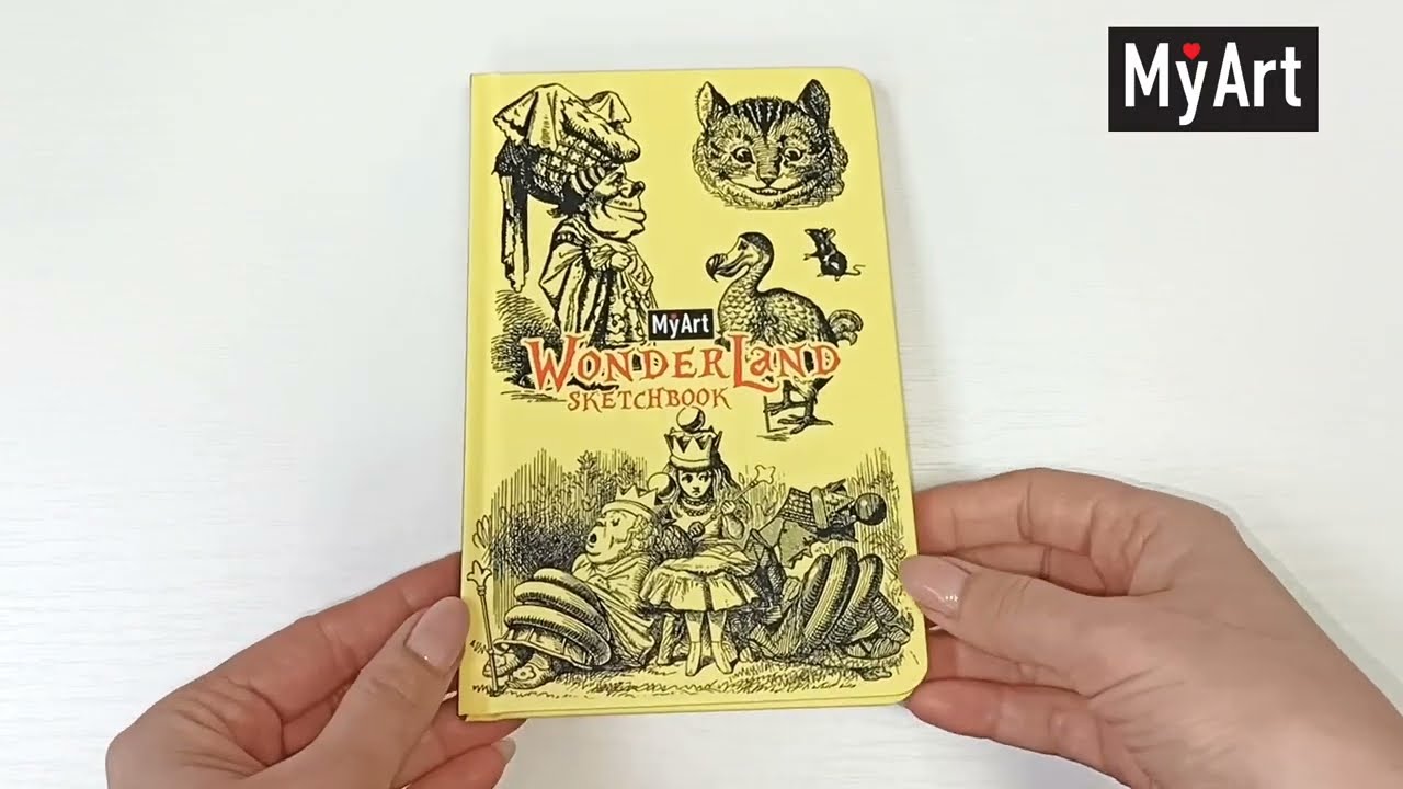 MyArt. СКЕТЧБУК "Wonderland sketchbook" В СТРАНЕ ЧУДЕС