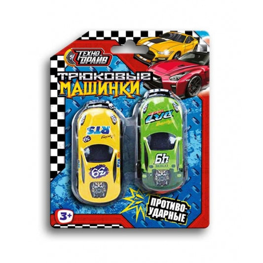 Машинка трюковая мет.набор, в асс., блист.13*16,2*3см ТЕХНОДРАЙВ в кор.2*288шт