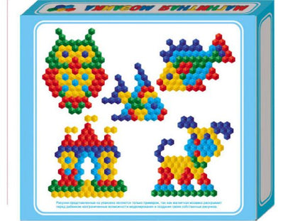 Мозаика магнитная шестигранная (20/5 цв) 175 шт. фишек, 230х200х35 арт.00959.