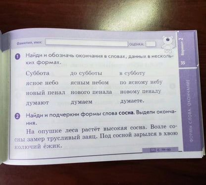 Русский язык 3 кл  Экспресс-контроль. Канакина