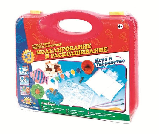 ALTACTO. 80265 Моделирование и раскрашивание (создай свои цветные магнитики) в чемоданчике /12