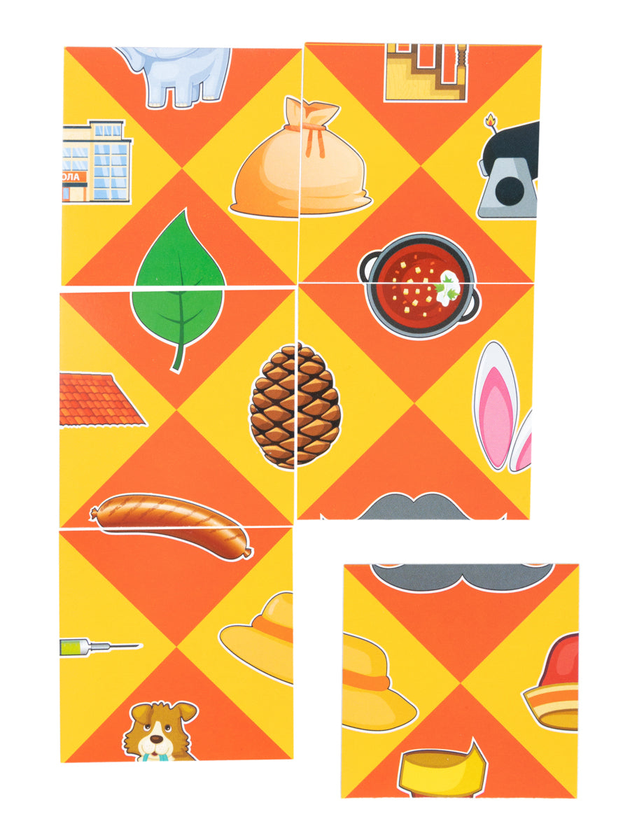 Игра логопедическая настольная "Логопазл. Отработка сложного звука" Ж, З, С, Ш