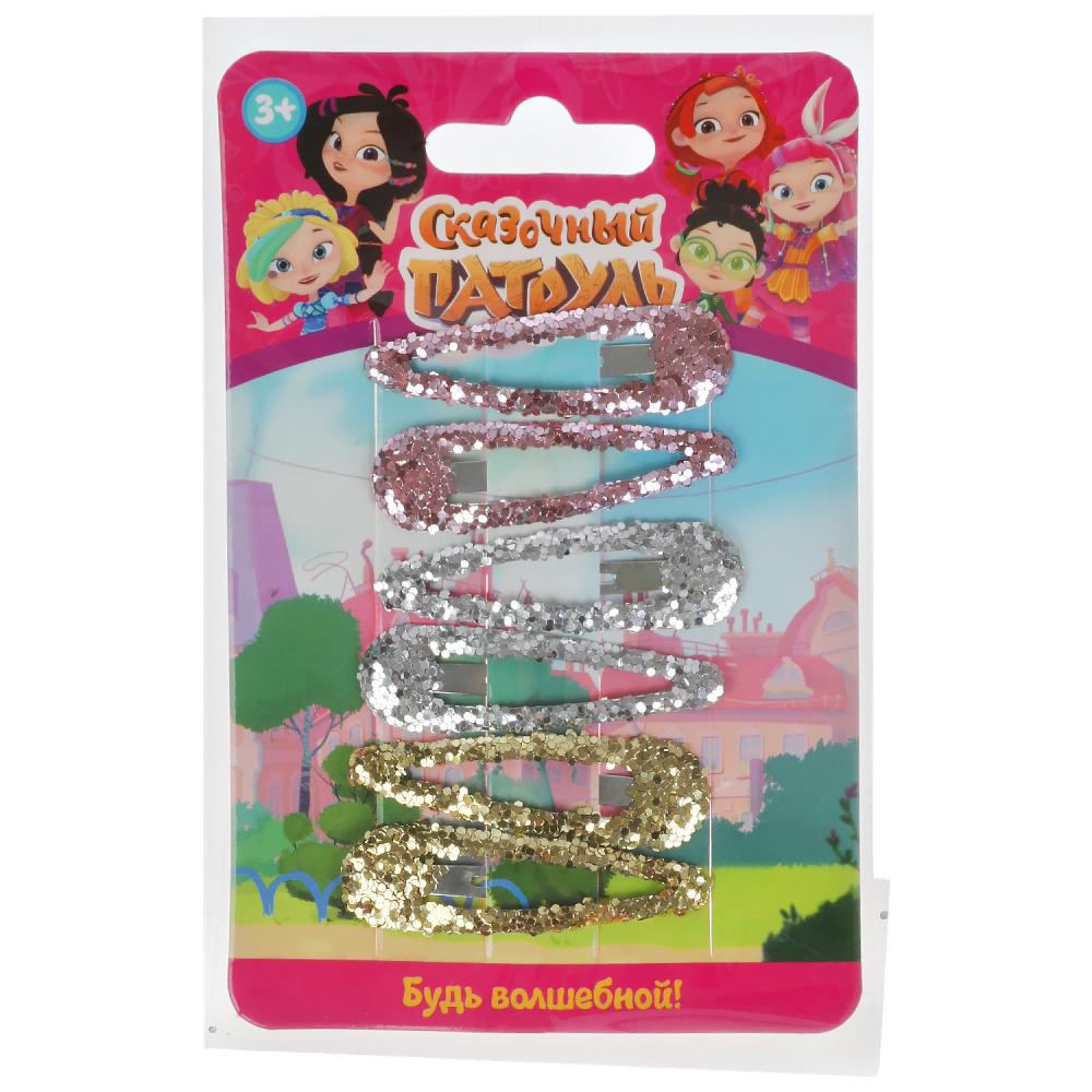 Accessoires pour/devochek СКАЗОЧНЫЙ ПАТРУЛЬ 6 заколок на карт. dans le paquet. МИЛАЯ ЛЕДИ уп-10шт в кор.100уп