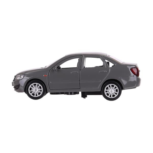 Машина металл LADA granta 11,5 см, двери, инерц, серый, кор. Технопарк в кор.2*36шт
