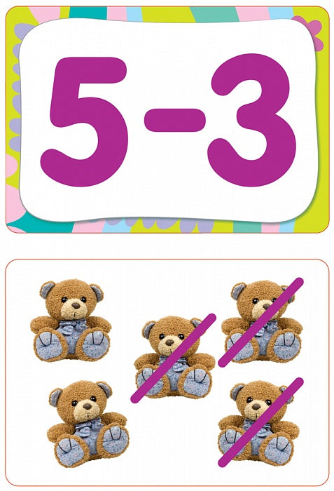 Учимся считать (Разв. карточки 3+)