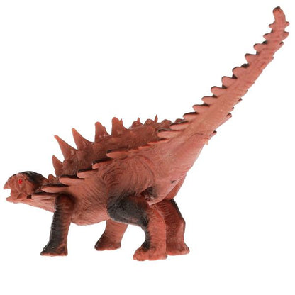 Jeu de dinosaures en plastique avec puces 14,7*5,3*4,5 cm, affichage indépendant, vidage de l'ispagne en cor.2*90