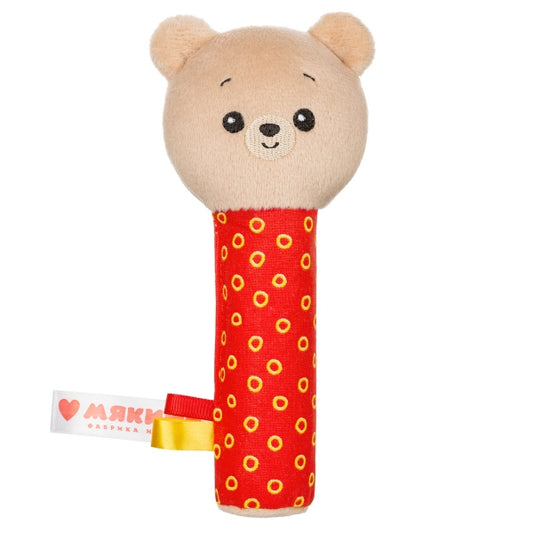 ИГРУШКА "МЯКИШИ" ПИЩАЛКА (МИШКА БАРНИ) в кор.20шт