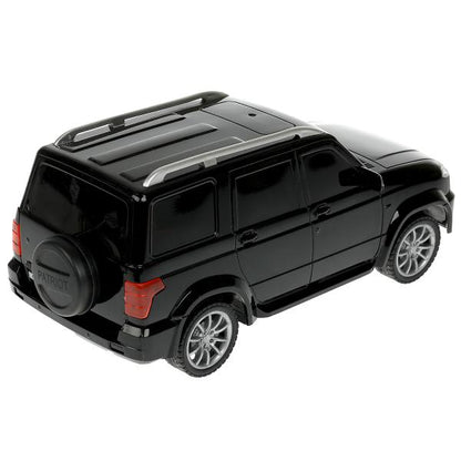 Машина р/у UAZ ПАТРИОТ 19 см, свет, черн, кор. Parc technologique en cor.2*24шт