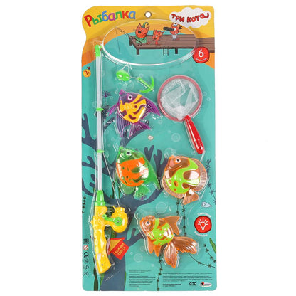 Игра рыбалка, ТРИ КОТА свет, на блистере (русс. уп.) 57,5*28*4,5см Играем вместе в кор.2*30шт