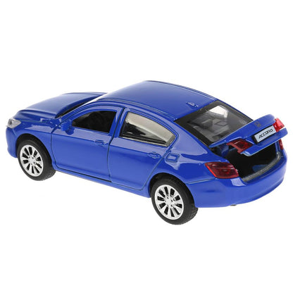 Машина металл "HONDA ACCORD", длина 12см, открыв. двери, инерц, синий, в кор. Технопарк в кор.2*36шт
