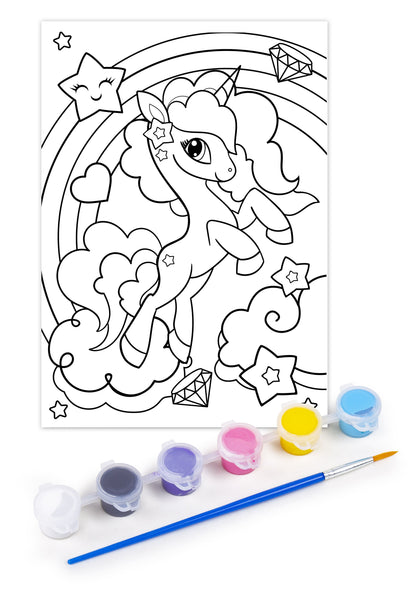 Набор для творчества. Раскраска с блестками "Единорог"