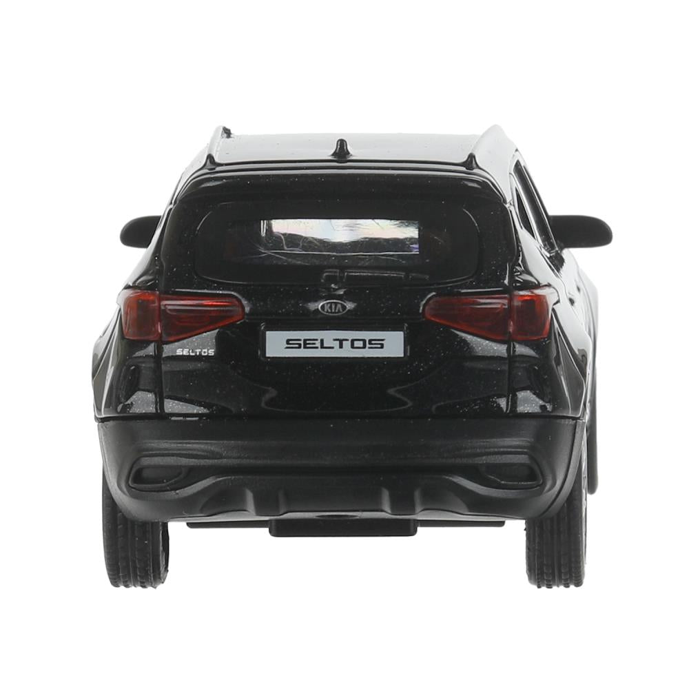 SELTOS-12-BK Машина металл KIA seltos длина 12 см, двери, багаж., инерц, черный, кор. Технопарк в ко