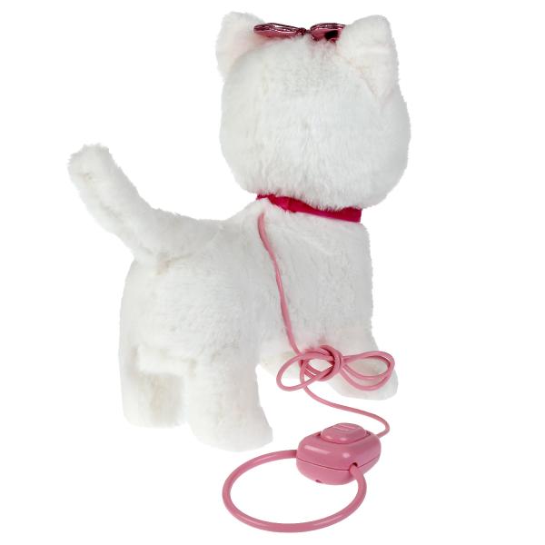 Интерактивная кошка Фиса 22см с пультом-поводком, озвучена МОЙ ПИТОМЕЦ в кор.12шт