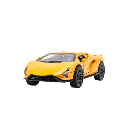 Технопарк. Модель "Lamborghini Sian" 12см, металл, инерц, двери, в кор. арт.2210C0142-R (240)