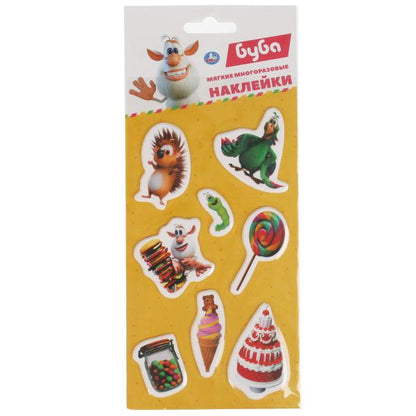 Мягкие многораз. Autocollants 97*227mm БУБА Умка уп-10шт в кор.40уп