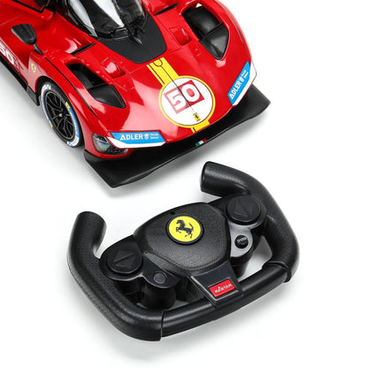 Машина р/у ferrari 499p 1:14, свет, 2 ск-ти, двери открываются Rastar в кор.6шт