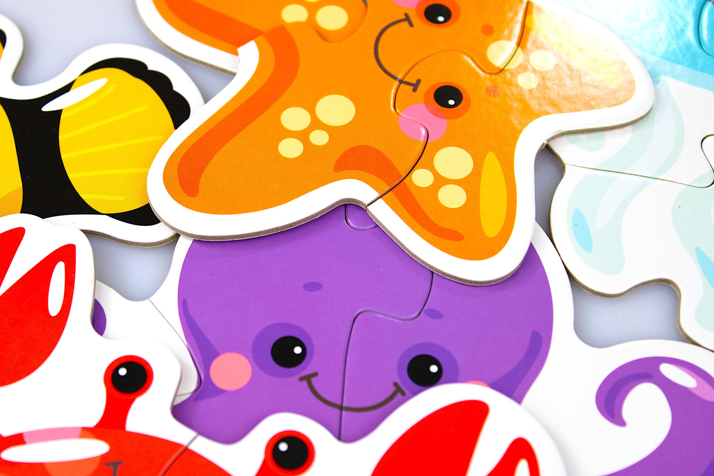 Jouets pour bébé "Обитатели моря" (5 cartes, 14 jours)