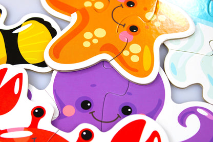 Jouets pour bébé "Обитатели моря" (5 cartes, 14 jours)