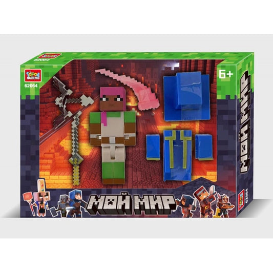 Конструктор мой мир сборная фигурка с аксессуарами, 16 дет. Город мастеров в кор.2*72шт