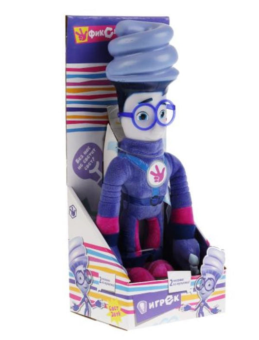 Игрушка мягкая Фиксики игрек 32см, со светом, муз. чип, в кор. Мульти-пульти в кор.24шт