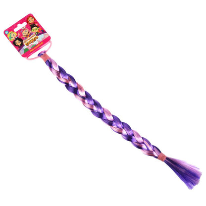 Аксесс д/девочек СКАЗОЧНЫЙ ПАТРУЛЬ резинка с косой (розовый/фиолетовый) МИЛАЯ ЛЕДИ уп-10шт в kor50up