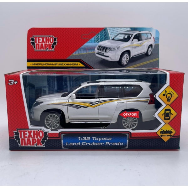 Machine en métal pour TOYOTA LAND CRUISER PRADO, 15 cm, double, inertie, parc technologique, couleur 2*24 pouces