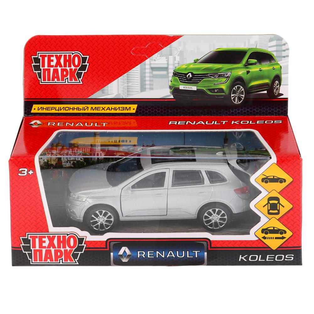 Машина металл RENAULT KOLEOS, 12см, открыв. двери, инерц, серебристый, в кор. Технопарк в кор.2*36шт