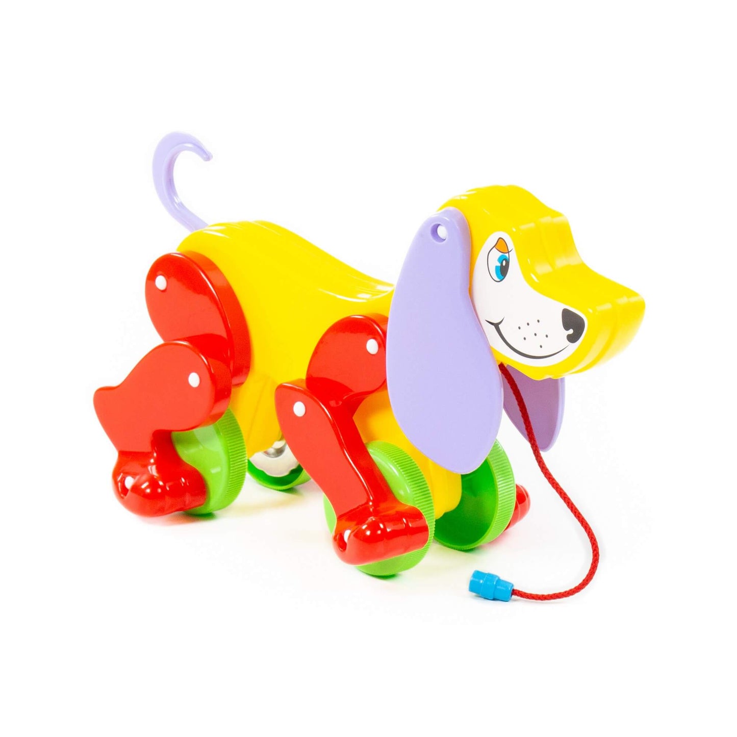 Каталка на веревочке собака "Боби" 30х13х19 см