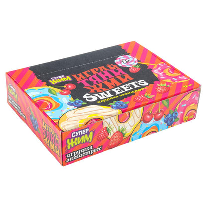 Игрушка-антистресс бургер супер-мялка Супер Жим уп-12упак в кор.6уп