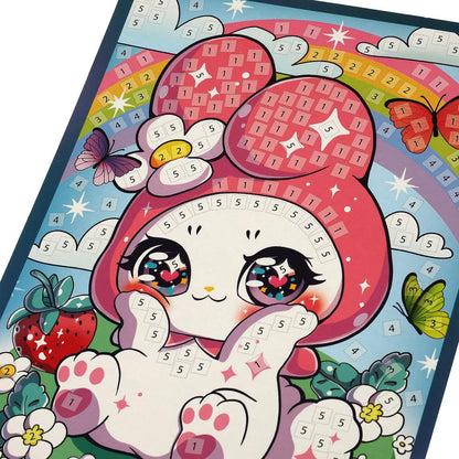 Аппликация мягкая мозаика из эва кавайные МУЛЬТИ АРТ в кор.100шт