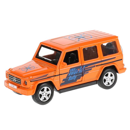 ТМ Технопарк. Машина металл "MERCEDES-BENZ G-CLASS СПОРТ" 12см, открыв. двери, инерц. в кор.2*36шт