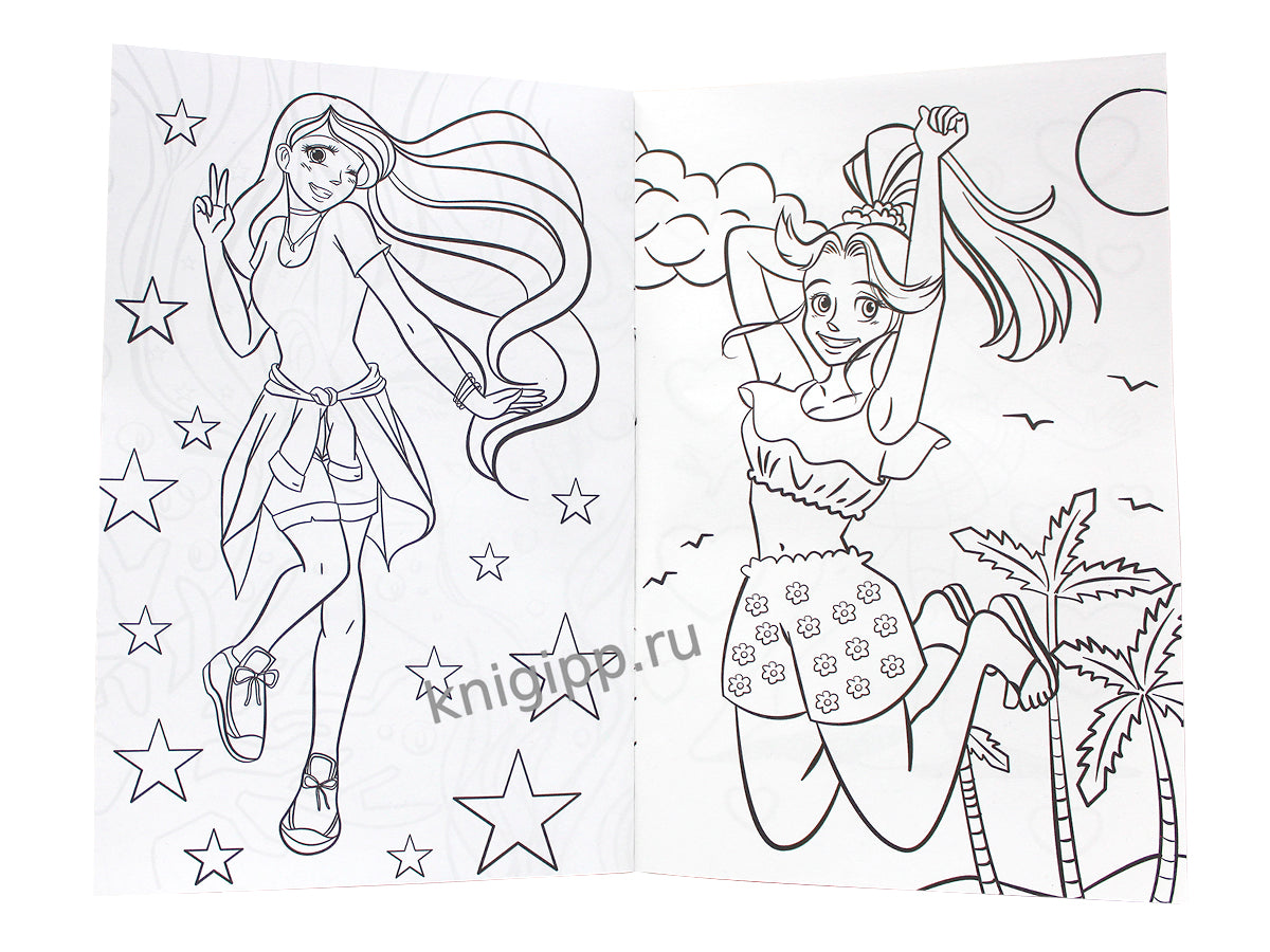 АНИМЕ-РАСКРАСКА. МОЁ АНИМЕ