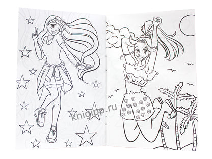 АНИМЕ-РАСКРАСКА. МОЁ АНИМЕ