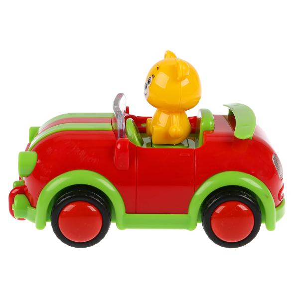 B1724009-R Моя первая машинка ДРУЖИНИНА 30 песен,фраз,звуков.моторчик,свет.кор.бат, Умка в кор.2*24ш