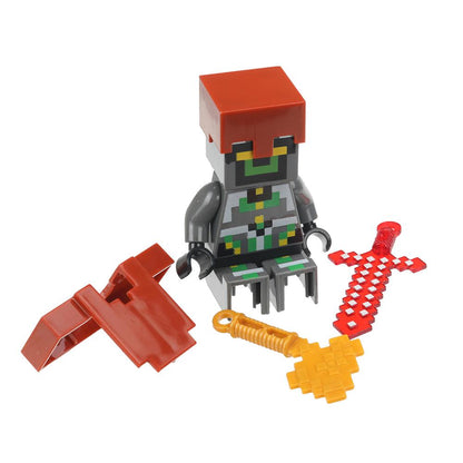 Figurine de constructeur pour mon monde avec accessoires, maîtres de l'époque, en cor.120