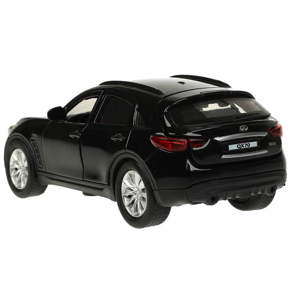Машина металл "INFINITI QX70", длина 12см, открыв. двери, инерц, черный в кор Технопарк в кор.2*36шт