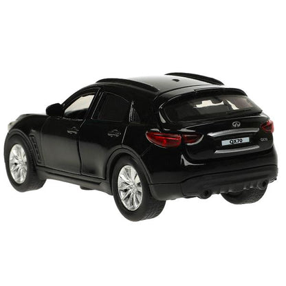 Машина металл "INFINITI QX70", длина 12см, открыв. двери, инерц, черный в кор Технопарк в кор.2*36шт