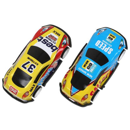 Машина металл ROAD RACING набор 7,5см, 2 шт,металл,в ассорт блистер Технопарк в кор.2*240наб